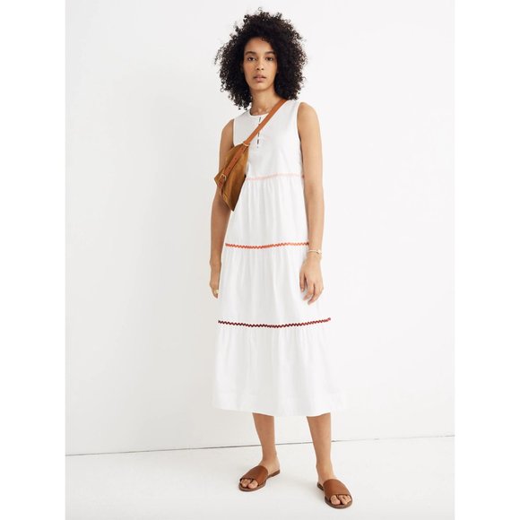 Madewell Dresses & Skirts - NWT Madewell Rickrack Cattail Dress in White XS
